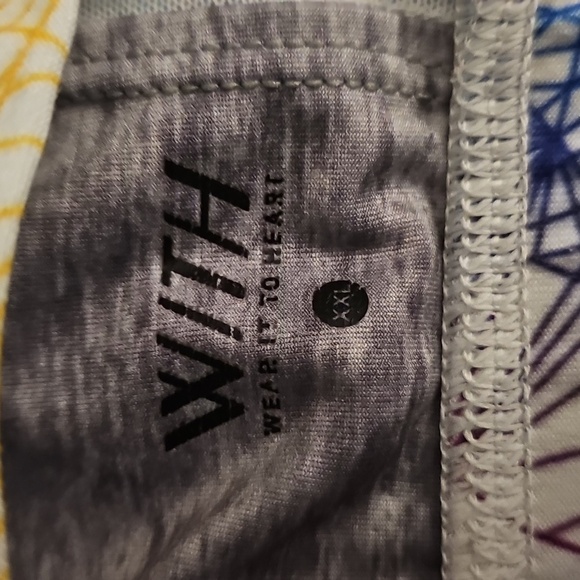 Peloton Geometric Prism White Sports Bra - Picture 3 of 4